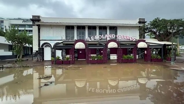 Cyclone Garance : les images du Barachois défiguré