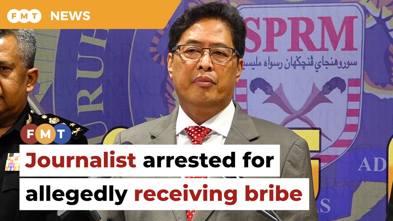 Malaysiakini journalist arrested for allegedly soliciting, receiving bribe