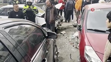 Polisten kaçan sürücü bütün şehri karıştırdı!