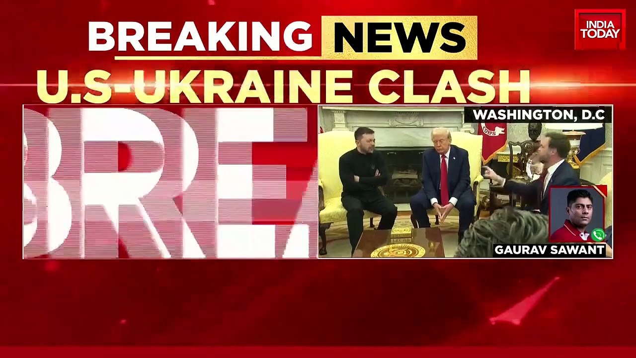 Zelenskiy calls Putin a terrorist at White House meeting