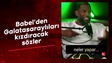 Ryan Babel'den Galatasaraylıları kızdıracak sözler