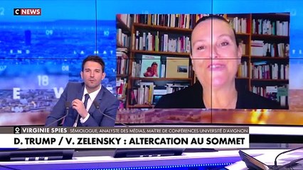 Virginie Spies revient sur l'altercation entre Donald Trump et Volodymyr Zelensky