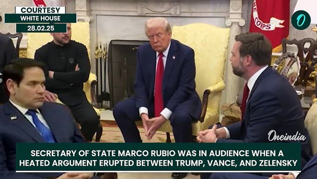 Rubio Left Red-Faced, Zelensky 'Backstabs' Trump – Watch the Viral Video from White House