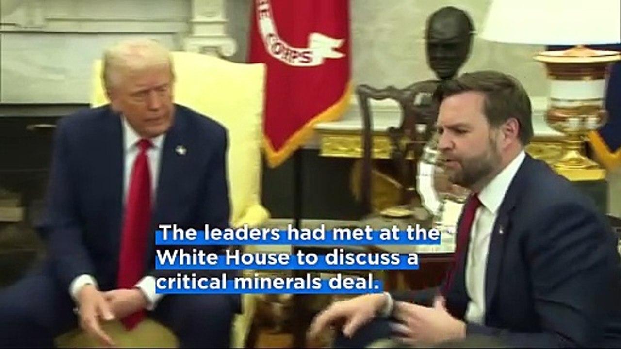 Ukraine deal off, Trump says after public spat...