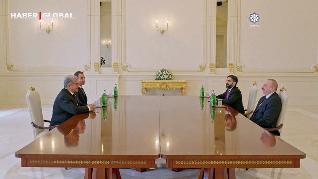 Azerbaycan Cumhurbaşkanı İlham Aliyev, Laporta'yı kabul etti: Azerbaycan'da Barcelona futbol akademisi kurulacak