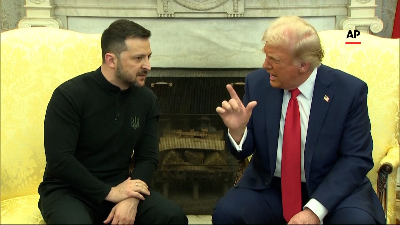 Beyaz Saray'da gergin anlar... Trump-Zelenski tartışması şoke etti!