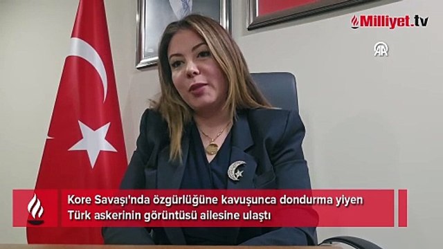 Kore Savaşı'nda özgürlüğüne kavuşunca dondurma yiyen Türk askerinin görüntüsü ailesine ulaştı
