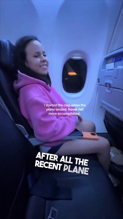 Clapping for plane landings is now acceptable