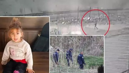 Denizli'de kaybolan 4 yaşındaki Nazlı’nın evinden uzaklaştığı anlara ait görüntüler ortaya çıktı
