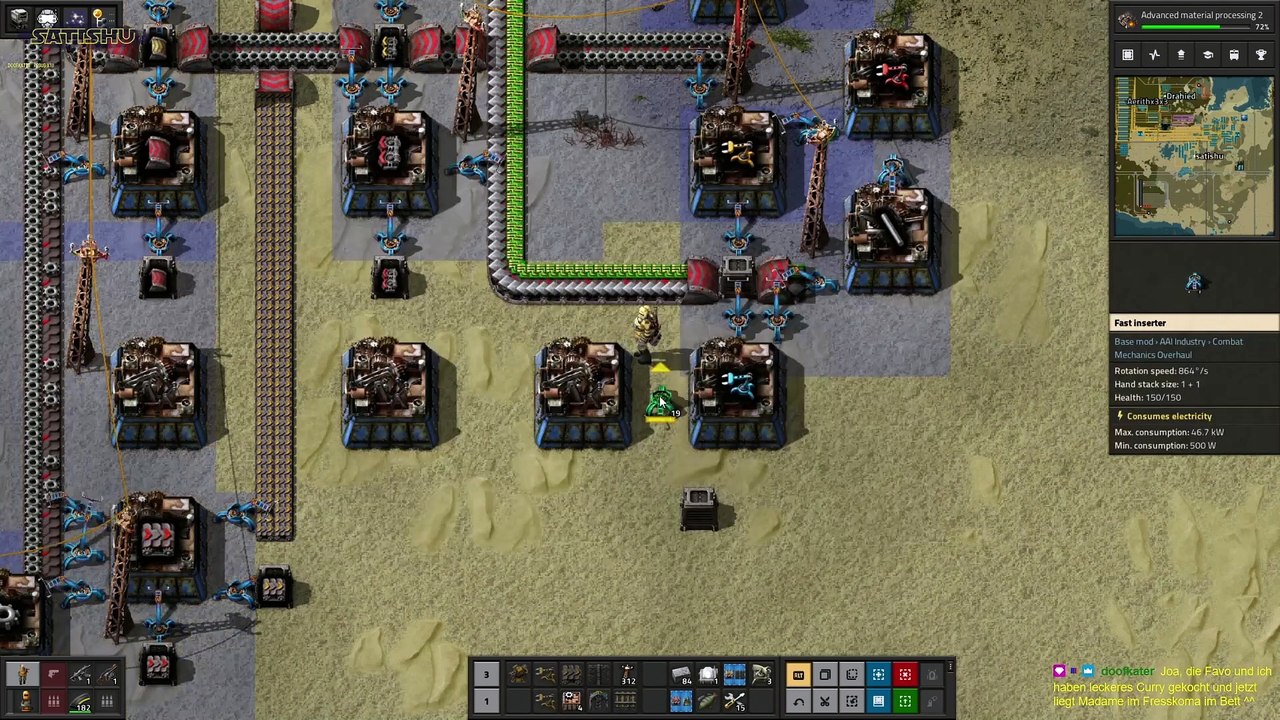 Und auch die Greiferproduktion wird umgezogen. | Factorio Space Exploration Mod | Ep. 39