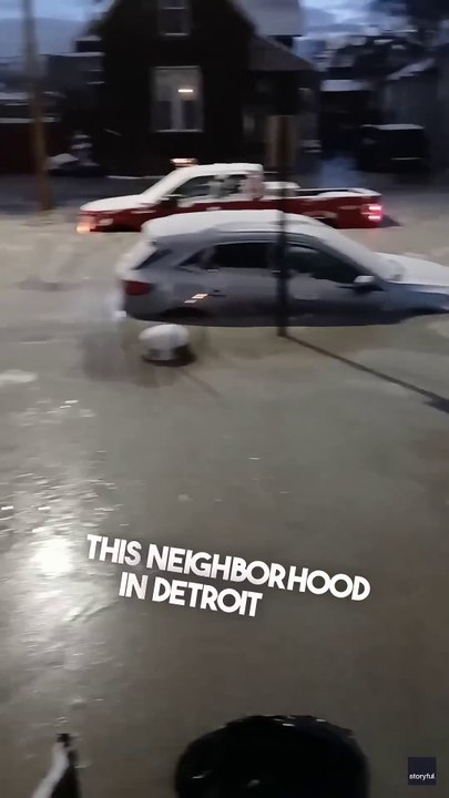 This town is flooded in ice