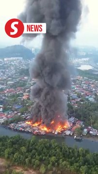 669 left homeless as fire razes Sabah village