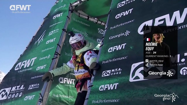 Noémie Equy Snowboard Women Winning Run - 2025 Georgia Pro