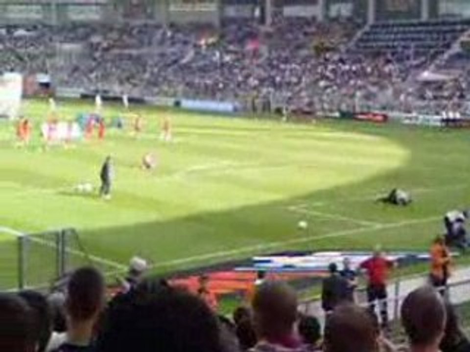 Tfc psg le parkage lors de l'échaufement