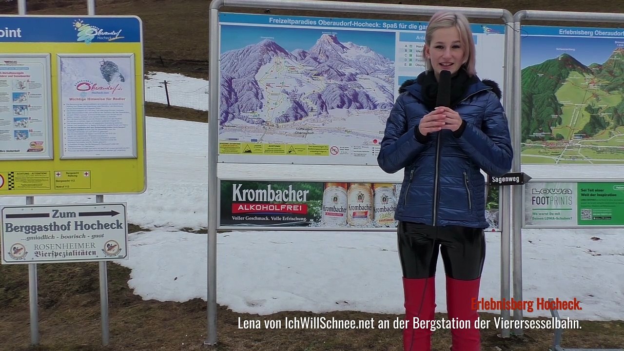 Erlebnisberg Hocheck im Winter mit Lena: Teil 2 Finkenlift.