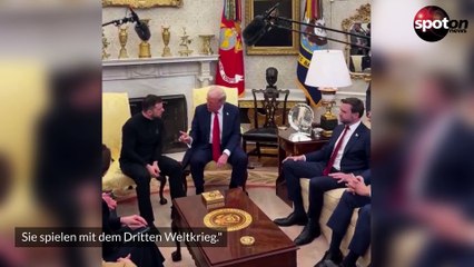 Trump wirft Selenskyj vor, den "Dritten Weltkrieg" zu riskieren