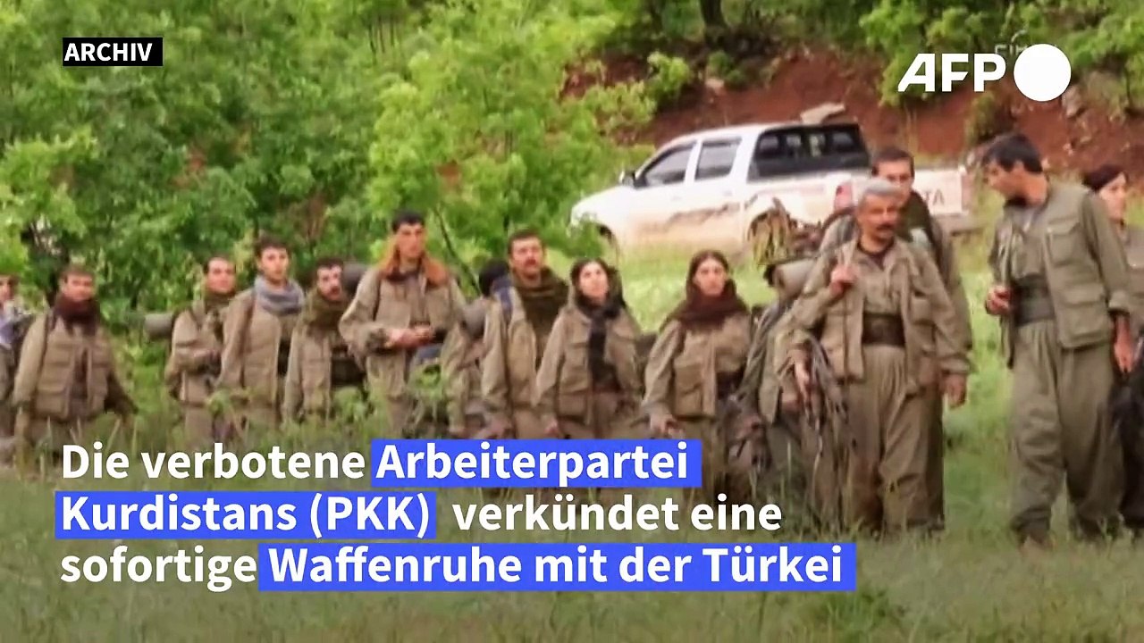Türkei: pkk verkündet waffenruhe nach aufruf Öcalans