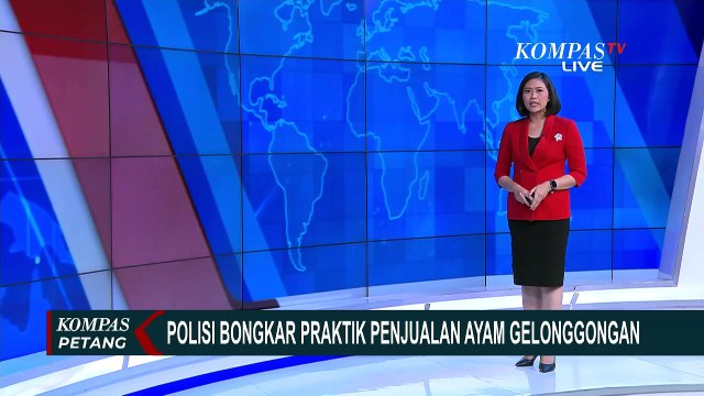 Polisi Bongkar Praktik Ayam Gelonggongan di Pasar Kebayoran Lama Jakarta Selatan