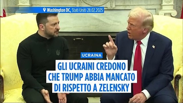 Ucraina: Usa non ci rispetta , i residenti di Kiev accusano Trump di aver preso in giro Zelensky