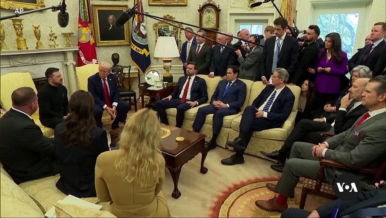 Trump & Zelenskyy’s Heated Exchange Over Rare Earth Minerals Deal