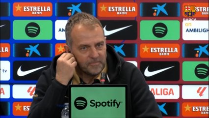 Hansi Flick y el complicado calendario del Barça: "El equipo está como siempre"