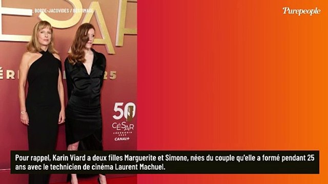 Anthony Delon pris par l'émotion devant l’une de ses filles aux César, Karin Viard accompagnée de sa fille aînée Marguerite