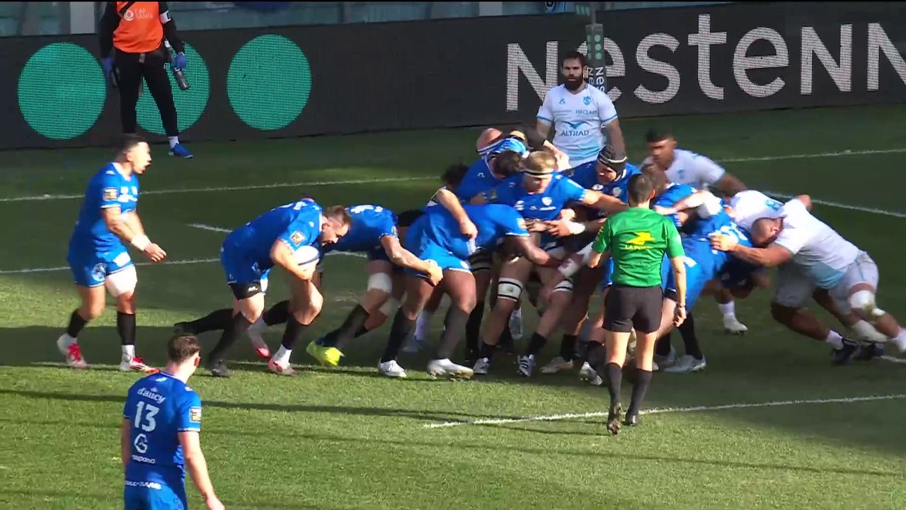 TOP 14 - Essai de Michael RURU (RCV) - RC Vannes - Montpellier Hérault rugby
