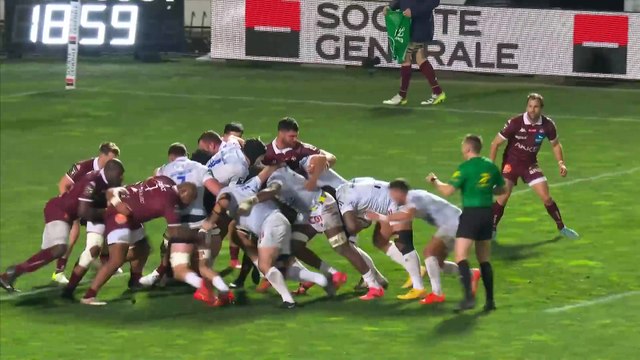 TOP 14 - Essai de Folau FAINGA'A (ASM) - Union Bordeaux-Bègles - ASM Clermont