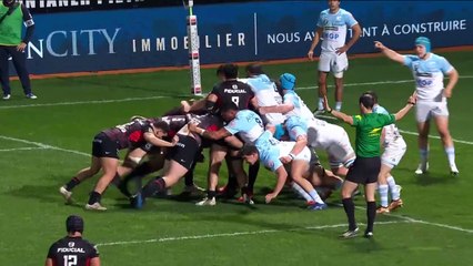 TOP 14 - Essai de Guillaume CRAMONT (ST) - Stade Toulousain - Aviron Bayonnais