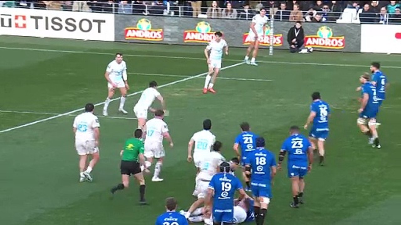 TOP 14 - Essai de Martin DOAN (MHR) - RC Vannes - Montpellier Hérault rugby