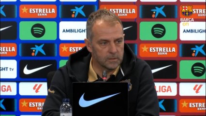 Hansi Flick y el empate del martes: "En algunos casos lo hicimos muy bien"