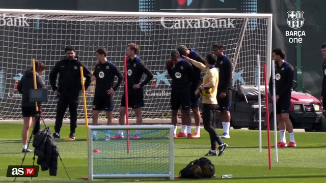 ENTRENAMIENTO previo al FC BARCELONA vs. REAL SOCIEDAD: CHRISTENSEN, LESIONADO; ANSU FATI con FIEBRE