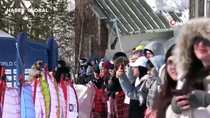 Erzurum’da dünya snowboard kupası heyecanı