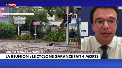 Vincent Bernard-Lafoucrière, sous-préfet de La Réunion, revient sur le cyclone qui touche l'île