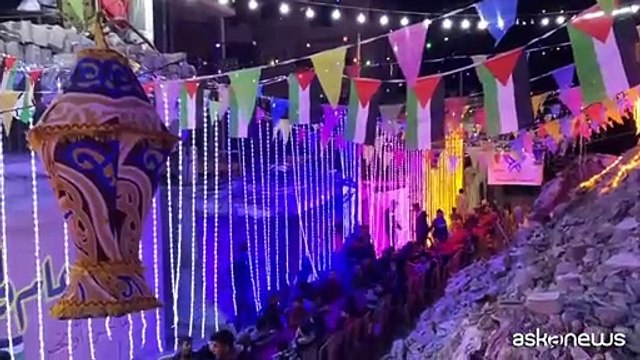 A Gaza il primo pasto prima del digiuno per il Ramadan