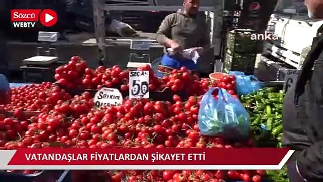Ramazanın ilk gününde pazarlarda hareketlilik yok, vatandaşlar fiyatlardan şikayet etti
