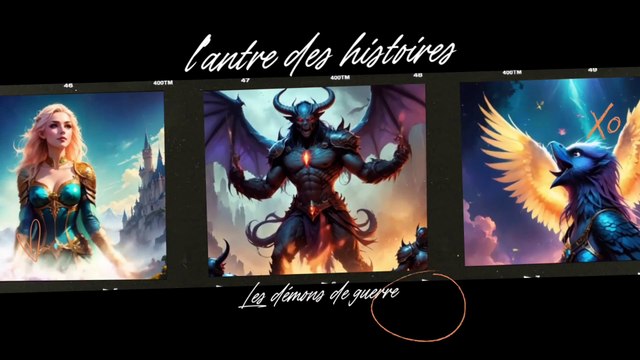 Les démons de guerre (clip vidéo version rap) images générées par IA