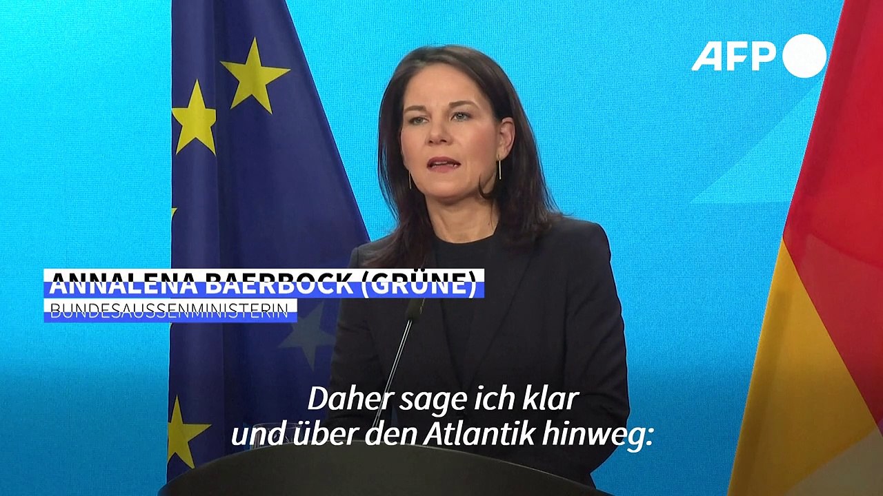 Baerbock: „Täter-Opfer-Umkehr niemals akzeptieren“