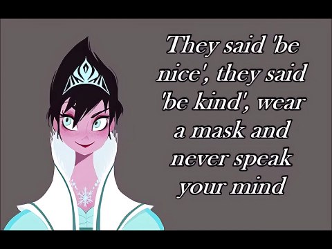 Evil elsa Let it out (frozen - let it go parody) lyrics (HD)