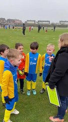 Consigne de la caoch avant le match