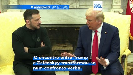 Trump diz que a Ucrânia tem de fazer a paz ou continua a lutar sozinha
