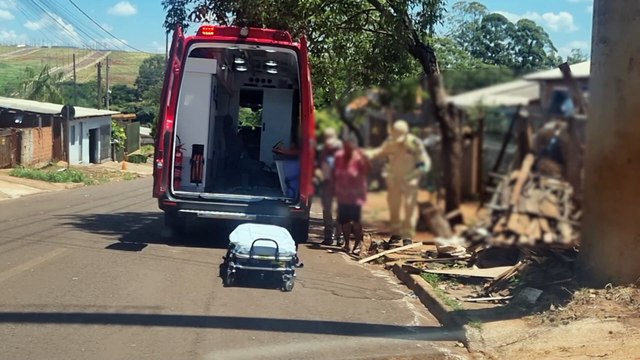 Siate atende vítima de queda no Jardim Melissa