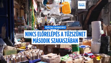 Elakadtak a tűzszüneti tárgyalások Gázában