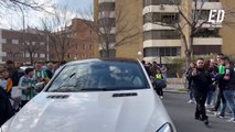 Dani Ceballos llega al Estadio Benito Villamarín antes del Betis - Real Madrid