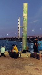 Malecón de Progreso en Mérida, Yucatán, México.