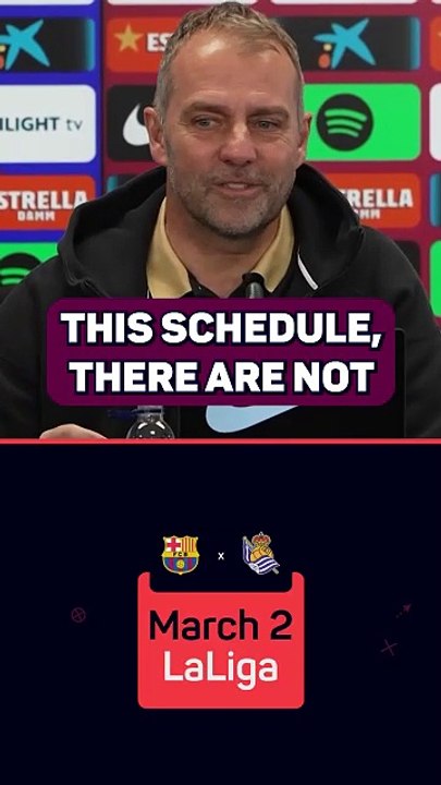 Barcelona 'must accept' busy schedule - Flick
