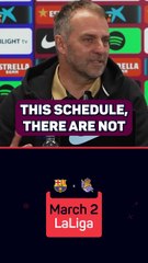 Barcelona 'must accept' busy schedule - Flick