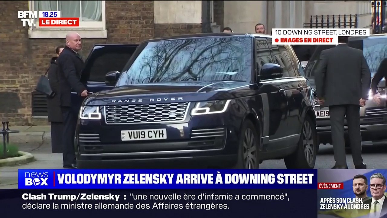 Visite de Volodymyr Zelensky à Londres: le président ukrainien reçu par Keir Starmer au 10 Downing Street