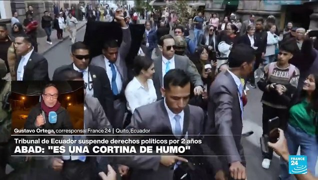 Informe desde Quito: Tribunal suspende derechos políticos a vicepresidenta de Ecuador
