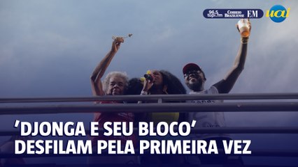 ‘Djonga e Seu Bloco’ desfilam pela primeira vez em BH